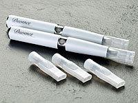 Duvence e-Zigarette deLuxe, 2er-Set mit 5 Leer-Depots, weiß (refurbished); E-Zigis 